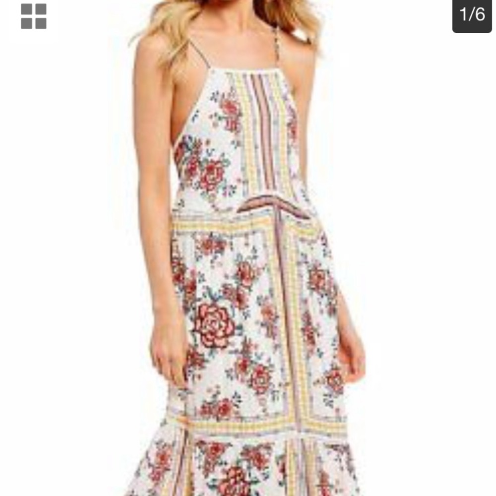 floral boho maxi